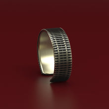 Load image into Gallery viewer, Bronze Bracketed Cuff Bracelet