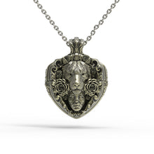 Load image into Gallery viewer, Bronze Floral Tigress Pendant