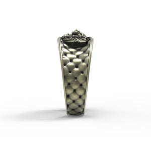 Floral Tigress Cushion Cuff- Bronze & Sterling Versions