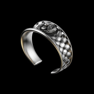 Floral Tigress Cushion Cuff- Bronze & Sterling Versions