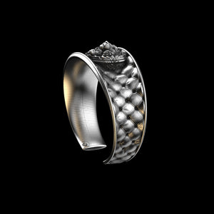 Floral Tigress Cushion Cuff- Bronze & Sterling Versions