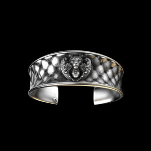Floral Tigress Cushion Cuff- Bronze & Sterling Versions