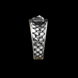 Floral Tigress Cushion Cuff- Bronze & Sterling Versions