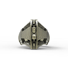 Load image into Gallery viewer, Bronze Industrial ArchiTech Ring