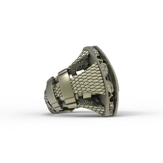 Brass Industrial ArchiTech Ring