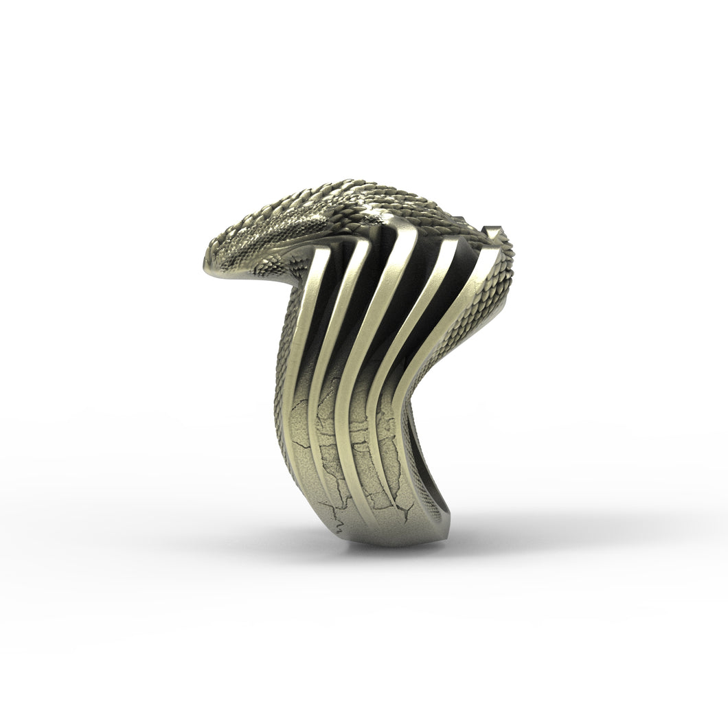 Bronze Vented Cobra Ring