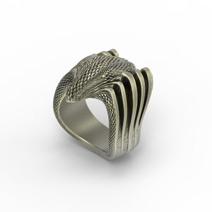 Bronze Vented Cobra Ring