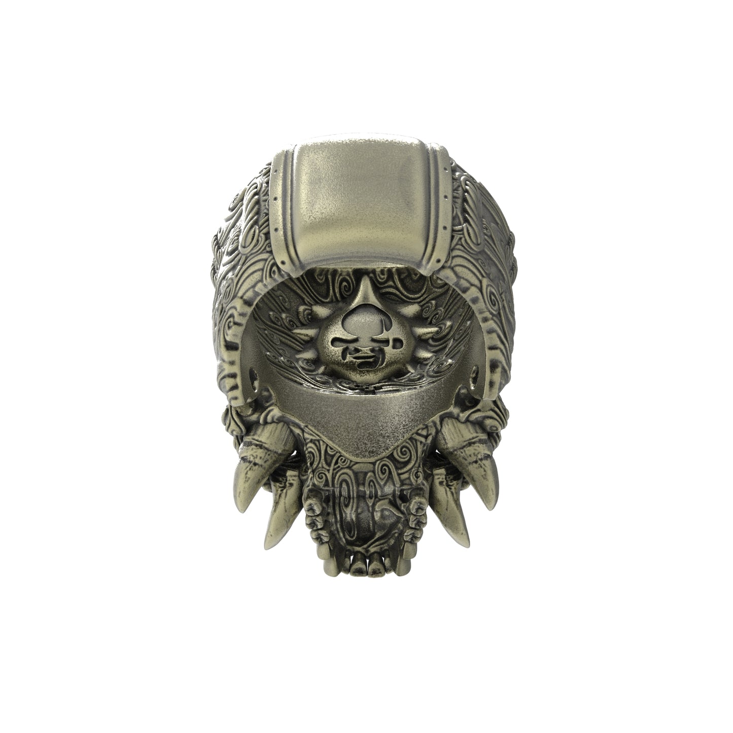 Oni con cuernos de bronce