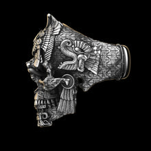 Cargar imagen en el visor de la galería, Anillo de calavera meso de ley