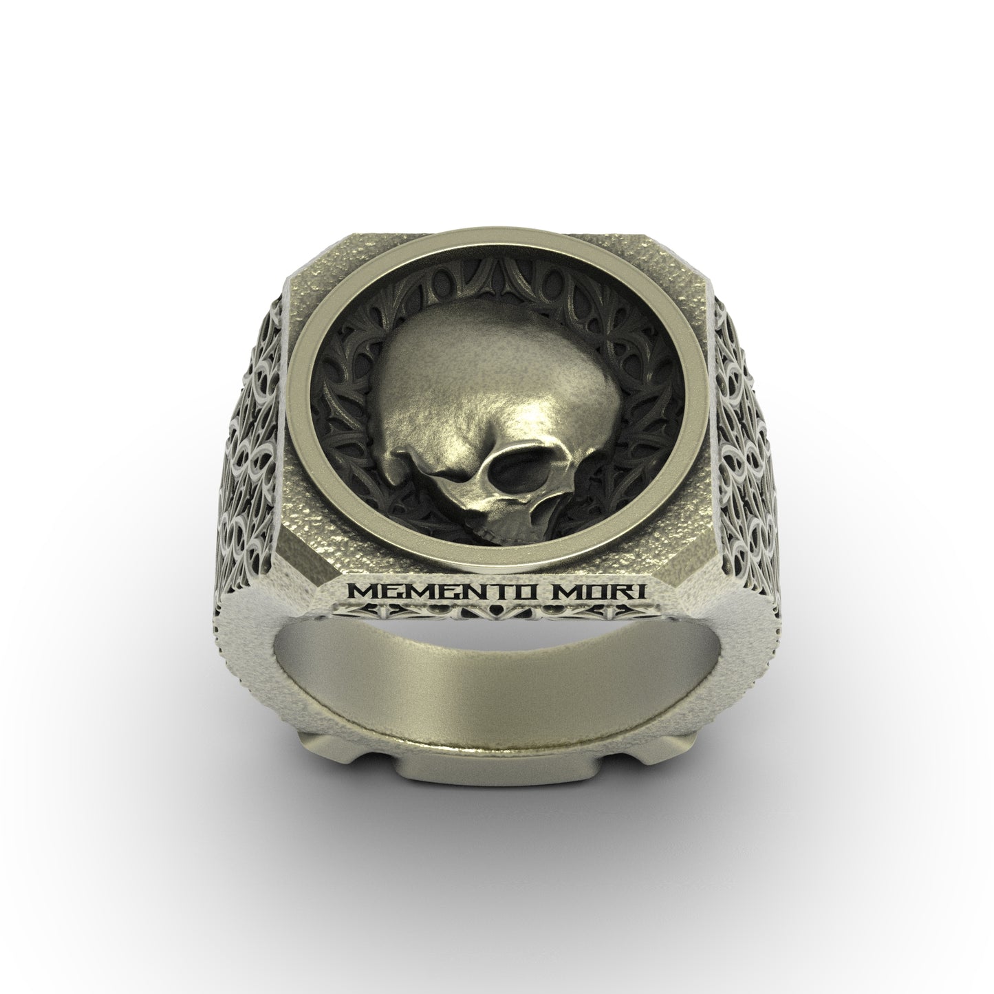Brass Stoic Signet Ring