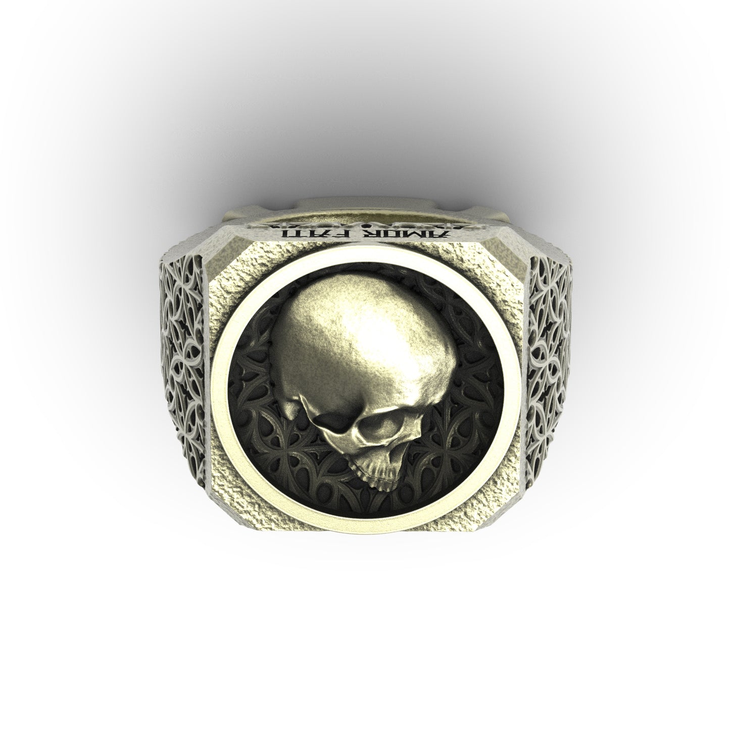 Brass Stoic Signet Ring