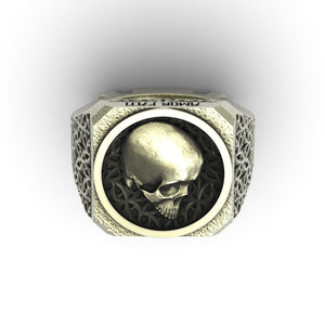 Brass Stoic Signet Ring
