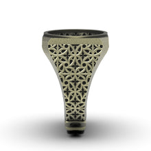 Load image into Gallery viewer, Brass Stoic Signet Ring