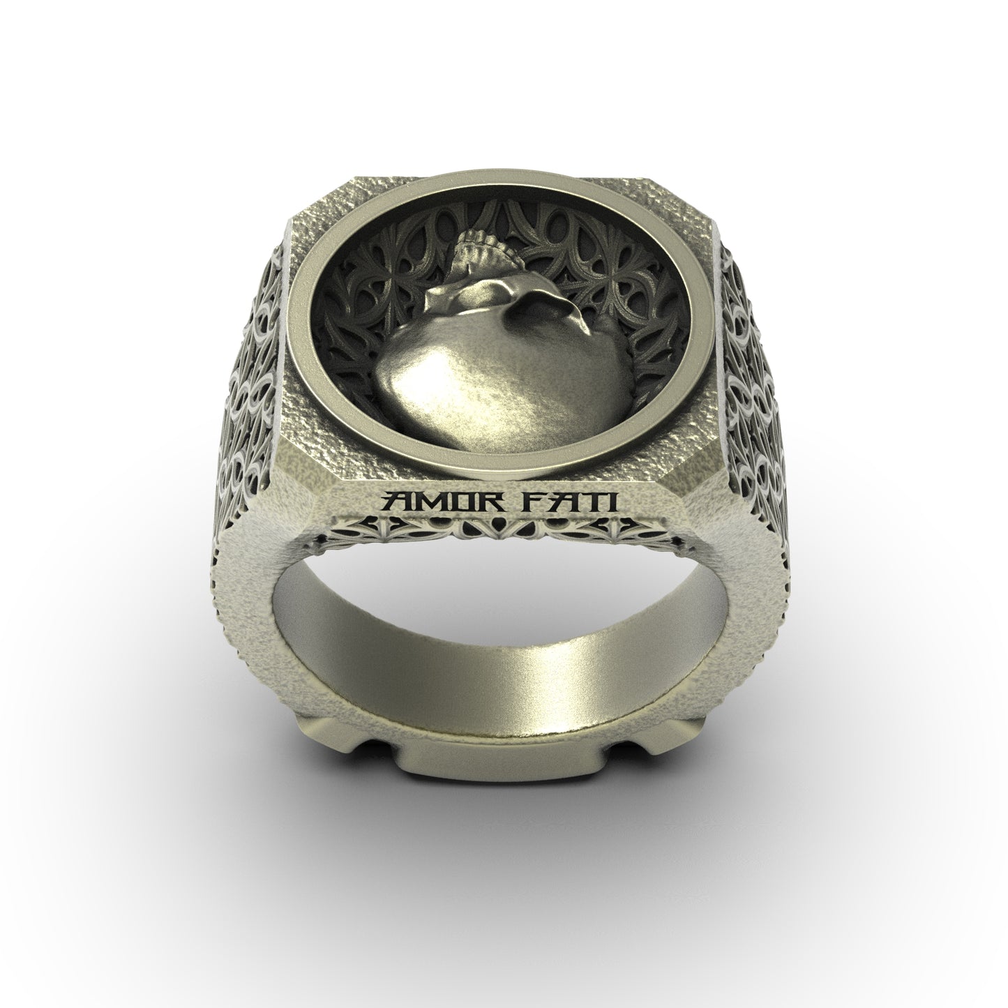 Brass Stoic Signet Ring