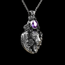 Load image into Gallery viewer, Floral Tigress Gemstone Pendants