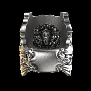 Tiger Skull Sterling Silver