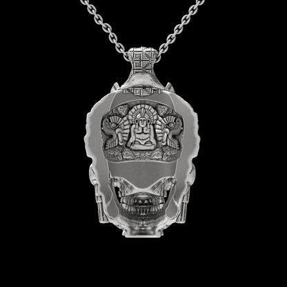 Meso Skull Sterling Pendant