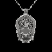 Load image into Gallery viewer, MesoSkull Necklace Sterling Silver