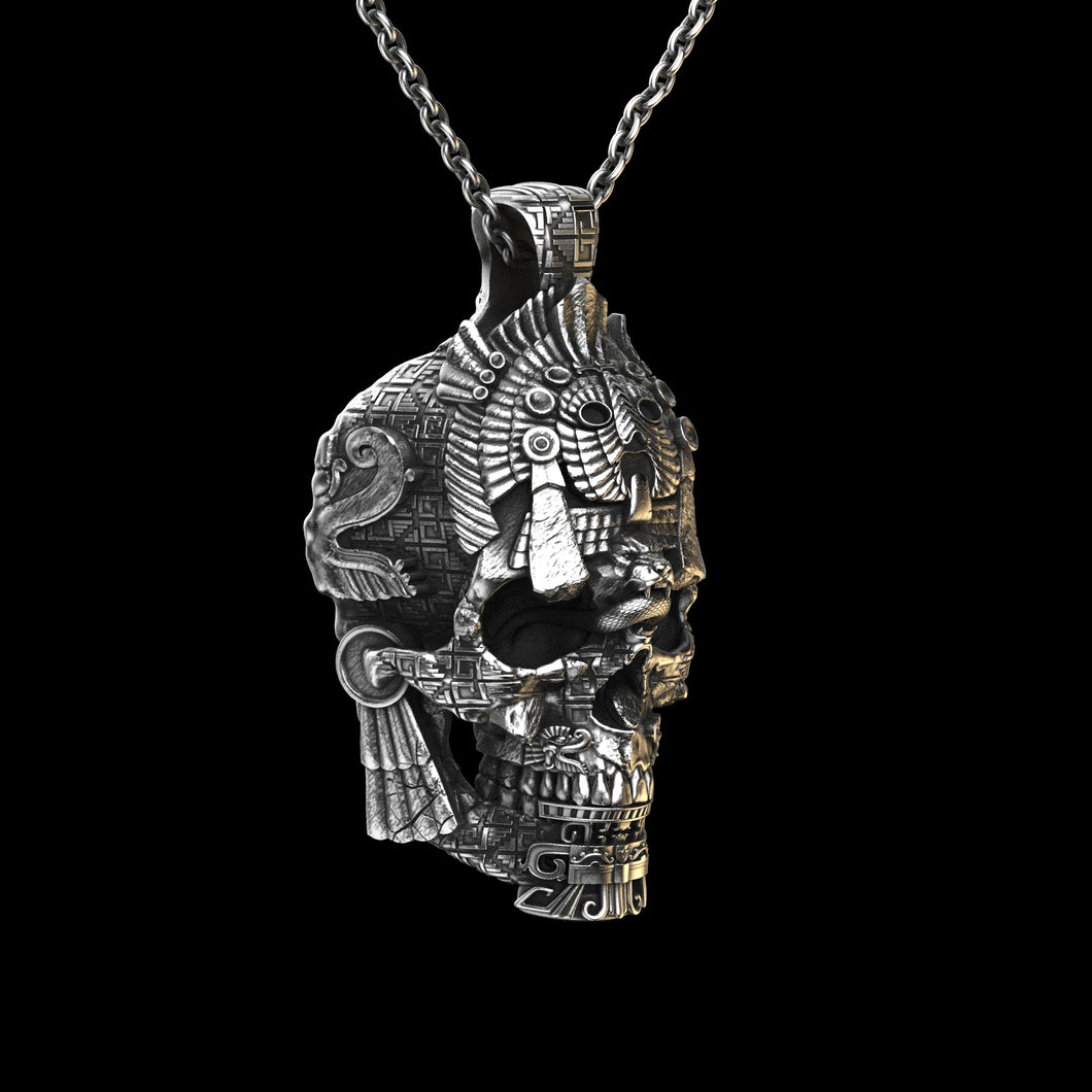 Collar MesoCalavera Plata de Ley