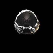 Load image into Gallery viewer, Flourish Skull Ring 1