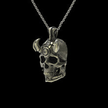 Load image into Gallery viewer, BronzeTechSkull.3 Pendant