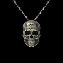 Load image into Gallery viewer, BronzeTechSkull.1 Pendant