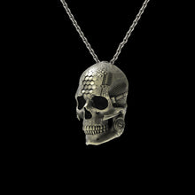 Load image into Gallery viewer, BronzeTechSkull.1 Pendant