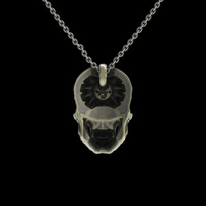 BronzeTechSkull.1 Pendant