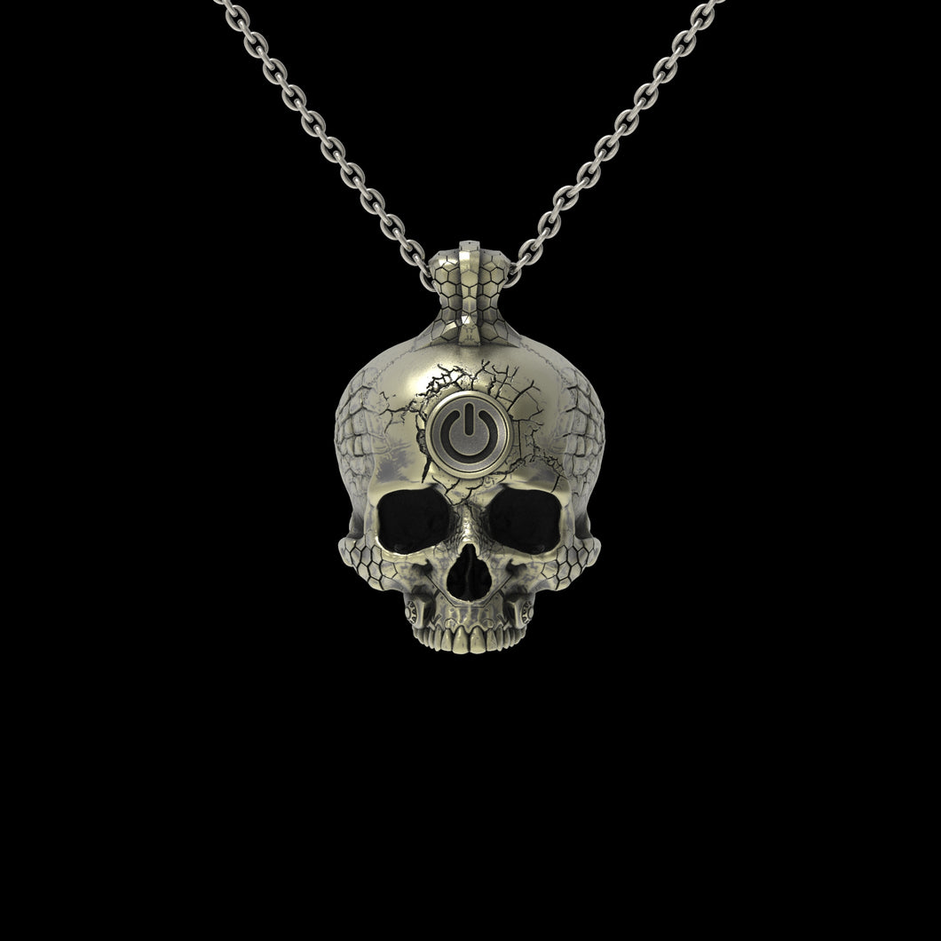 Bronze TechSkull.2 Pendant