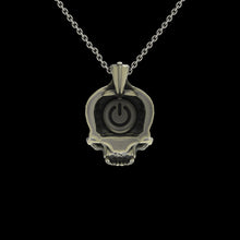 Load image into Gallery viewer, Bronze TechSkull.2 Pendant