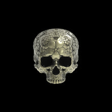 Load image into Gallery viewer, Bronze Japanese Garden Skull Ring