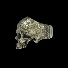 Load image into Gallery viewer, Bronze Japanese Garden Skull Ring