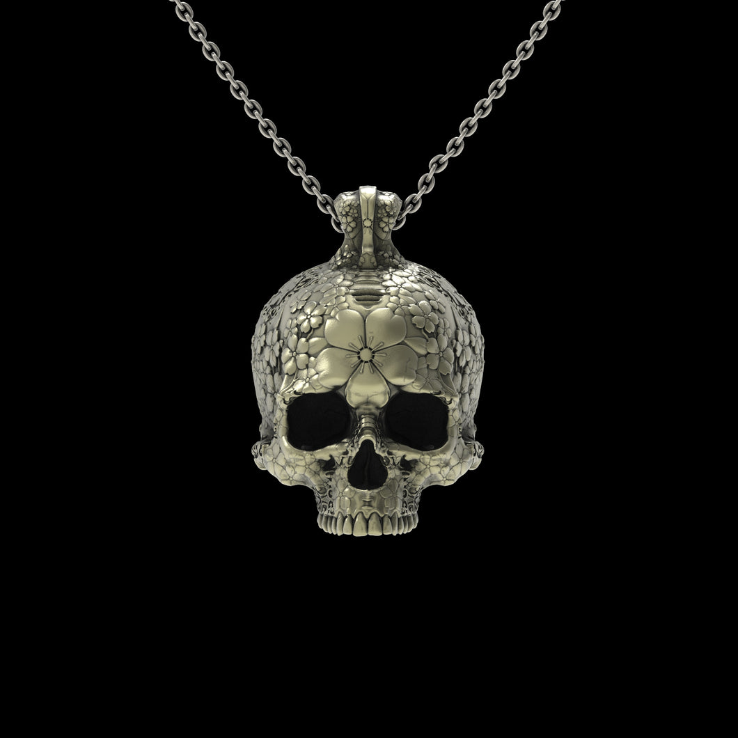 Bronze Japanese Garden Pendant