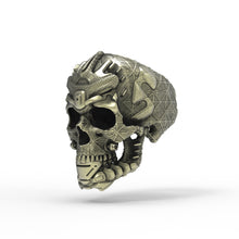 Load image into Gallery viewer, Brass TechSkull.7