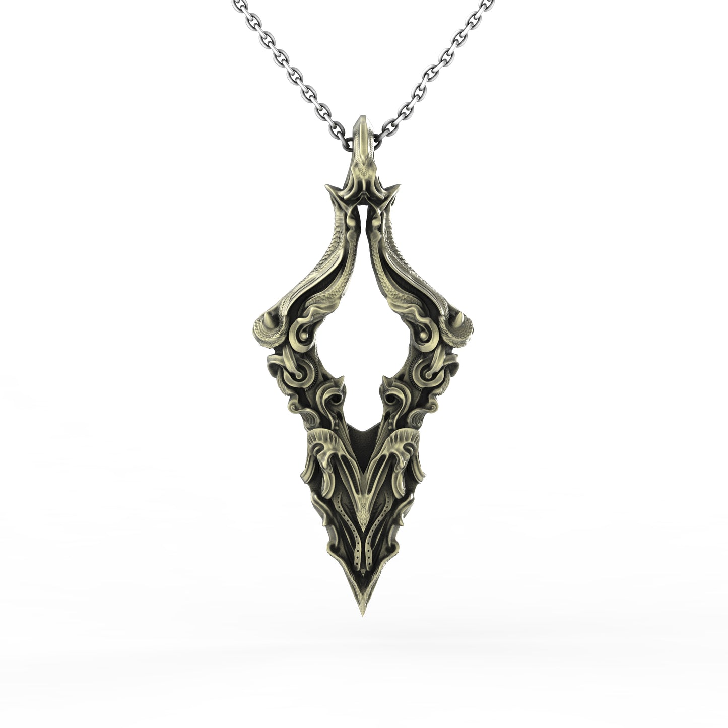 Brass Victory Pendant II