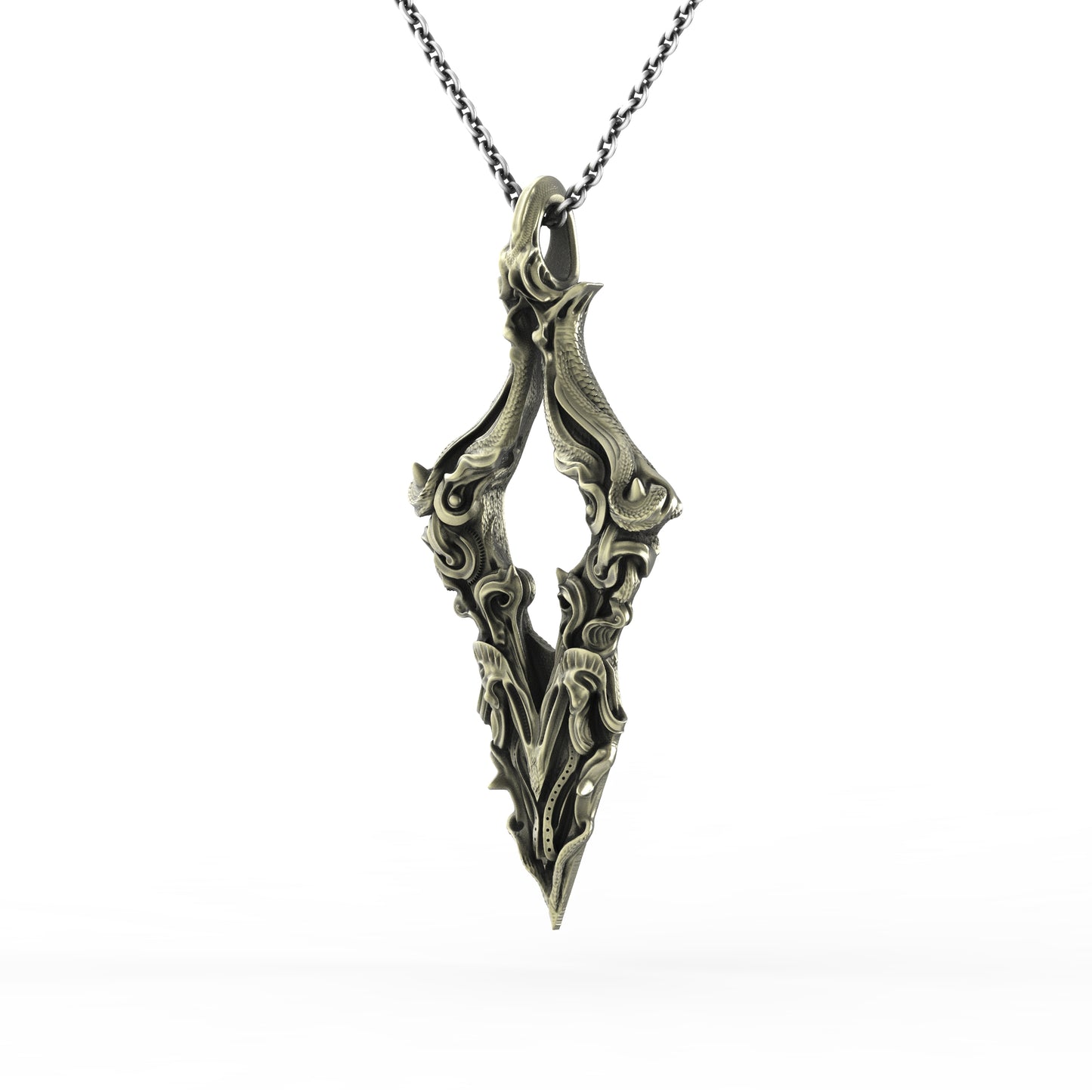 Brass Victory Pendant II