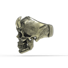 Load image into Gallery viewer, Bronze Techskull.3 Ring