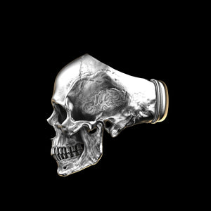 Anatomical Skull Ring Full Jaw (SIA) Sterling