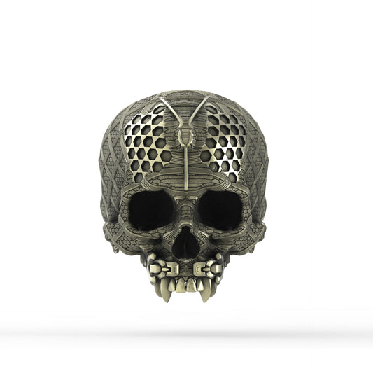 Anillo TechSkull.4 de bronce
