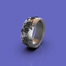 Load image into Gallery viewer, Cherry Blossom Band Sterling Silver